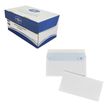 La Couronne - 200 Enveloppes DL 110 x 220 mm - 100 gr - sans fenêtre - blanc - bande auto-adhésive