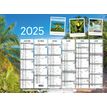 Quo Vadis - Calendrier Fantaisie 6 mois par face - 55 x 40,5 cm - évasion