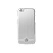 MERCEDES - Coque de protection pour iPhone 6, 6s - aluminium - gris