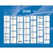 3371010201211-Quo Vadis - Calendrier bancaire 7 mois par face - 21 x 27 cm - bleu--0