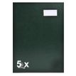 3130632241230-Exacompta - 5 Parapheurs direction 12 compartiments - vert--0