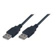 MCL Samar - câble USB 2.0 type A vers USB 2.00 type A (M) - 2m