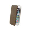 Muvit Crystal Folio - Protection à rabat pour iPhone 5, 5s - bronze