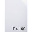 Exacompta - 7 Paquets de 100 couvertures chromées à reliure A4 - blanc