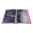 3130631854653-Exacompta Chromaline - 12 Porte vues - 80 vues - A4 - rouge-Avant-2