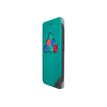 3700738112972-Wiko Smart folio WiCUBE - Protection à rabat pour smartphone - gris foncé, mélange de bleu et -Arrière-2