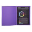 3288582171081-Exacompta Rock"s - 10 Chemises - 210 gr - pour 200 feuilles - violet foncé-Avant-3