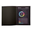 Exacompta Rock"s - 10 Chemises - 210 gr - pour 200 feuilles - noir