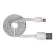 Urban Factory Cable Flat USB to Micro USB - White 1m - câble de chargement / de données - 1 m