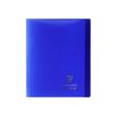 Clairefontaine Koverbook - Cahier polypro 17 x 22 cm - 96 pages - grand carreaux (seyes) - bleu marine