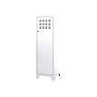 Casier de bureau avec pieds - 133 x 40 x 40 cm - blanc