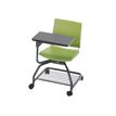 2012349448236-Chaise ATENEA FORM - Chaise d'étudiant avec tablette - vert-Angle droit-2