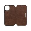 0840104215883-OtterBox Strada Series Folio - porte folio en cuir pour iPhone 12, 12 Pro - marron-Arrière-2