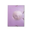 3130630558903-Exacompta Ellipse - Chemise à 3 rabats - A4 - pour 250 feuilles - timbre en or rose - disponible -Avant-0