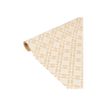 3329682238301-Clairefontaine Knalt - emballage cadeau - 35 cm x 5 m - blanc floral - papier kraft - 1 ro-P_300029232_3-2