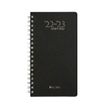 5412303374682-Agenda à spirale Polyprop 16 mois - 1 semaine sur 2 pages - 9 x 16 cm - noir - Brepols-P_300030857_1-0