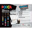 3296280042695-Posca Graffiti - Pack de 20 marqueurs – coffret métallique - pointes et couleurs assort-P_300034753_3-2