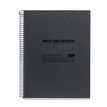 8422593060292-Notebook ECO DESIGN, Just Black, carton recyclé, A5, quadrillage 5x5 mm, 120 feuilles de 4 couleurs, M--0