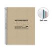 8422593060308-Notebook Miquelrius ECO DESIGN KRAFT, carton recyclé,  A5 quadrillage 5x5 mm,  120 feuilles de 4 coule--2