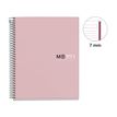 8422593499924-THE ORIGINAL NOTEBOOK, couverture rigide, A5, lignes horizontales, 80 feuilles de 1 couleur, Miquelrius--1