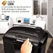 043859647422-Fellowes Powershred M-8C - destructeur de documents coupe croisée - 8 feuilles - Corbeille 15 litres--1