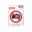 Pickup - Pictogramme - Pas de photographie - 100 x 100 mm
