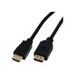 3700224739461-MCL Samar - rallonge HDMI aute vitesse 3D avec ethernet (M) vers (F) - 2 m-Angle droit-0