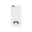 Muvit love birds - Coque de protection pour iPhone 6 - noir, blanc
