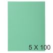 3288583301210-Exacompta Super 210 - 5 Paquets de 100 Chemises - 210 gr - vert vif--0