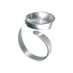 4006608862510- FIMO - Kit artisanal de bijoux - support bague rond - argenté-Angle gauche-0