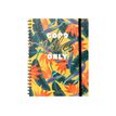 Legami - Carnet notebook 3-en-1 - A4 maxi - tropical vibes