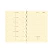 3371010161300-Agenda spiralé Impala Note 15 avec répertoire - 1 semaine sur 2 pages - 10 x 15 cm - noir - Quo Vadis--1