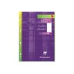 3329680176001-Clairefontaine - feuilles simples A4 - 60 pages - perforées - blanches unies-Avant-0