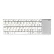 Rapoo E2710 - clavier sans fil Azerty - ultra plat et touchpad - blanc