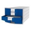 HAN Impuls - Module de classement 4 tiroirs - gris/bleu