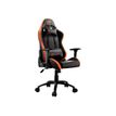 4715302442972-Fauteuil gamer Armor Pro - accoudoirs réglables - noir et orange-Angle gauche-2