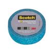 Rubans Scotch Expressions Pailletés Bleu