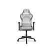 Fauteuil gamer ARMOR Elite - accoudoirs réglables - appui-tête intégré - blanc/gris
