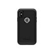 0660543468677-OtterBox Defender Series Filmless - coque de protection pour iPhone X, XS - noir-Arrière-0