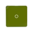 Armoire à pharmacie MultiBox - 32 x 32 x 7 cm - 4 étagères - vert
