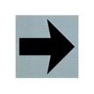 8711234048226-Pickup - Plaque de signalisation -  80 x 80 mm - autocollant - flèche de direction-Avant-0