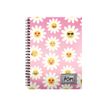 8445118010305-Oh My Pop Happy Flower - Cahier A5 - petits carreaux - Karactermania-Avant-0