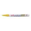 UNI PAINT - Marqueur permanent - pointe fine - jaune