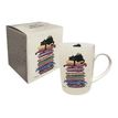 Kiub Bug Art - Boîte avec mug en porcelaine - 370 ml - Chat sur coussin
