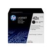 HP 42X - Pack de 2 - noir - cartouche laser d'origine