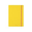 Oberthur Carmen - Carnet de notes souple A5 - ligné - 200 pages - jaune