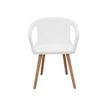 3700339883196-Chaise ONENNA - pieds bois - accoudoirs intégrés - coque blanche-P_400000343_3-2
