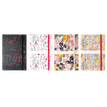 3147280122187-Agenda à élastique Oxford Flowers - 1 jour par page - 15 x 21 cm - disponible dans diff