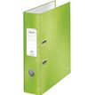 Leitz WOW - Classeur à levier 180° - Dos 80 mm - A4 - pour 600 feuilles - Carton pelliculé - vert