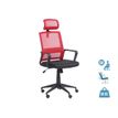 3760185020879-Fauteuil de bureau LIBERTY 02 - accoudoirs fixes - appui-tête réglable - noir et rouge-P_400000843_1-0